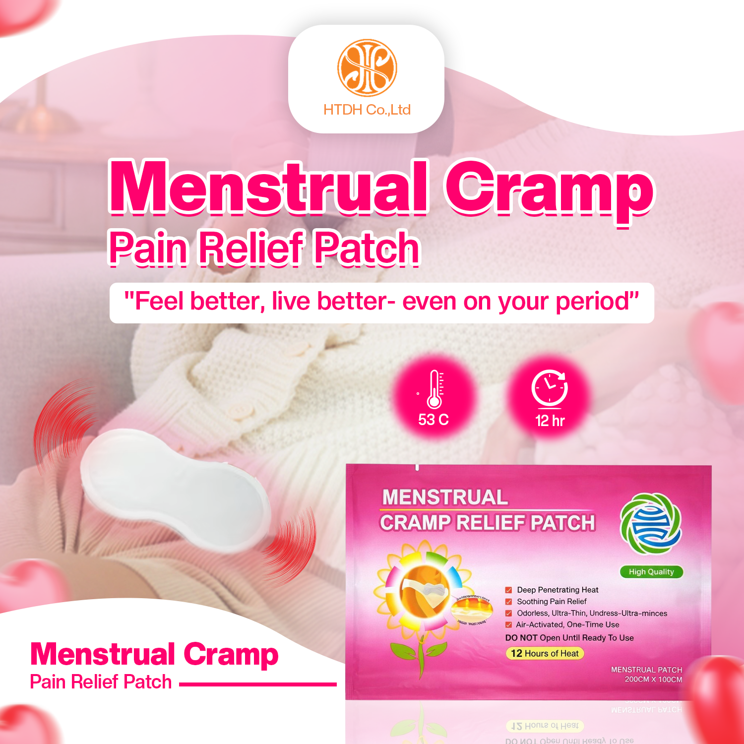 Menstrual Cramp Pain Relief Patch