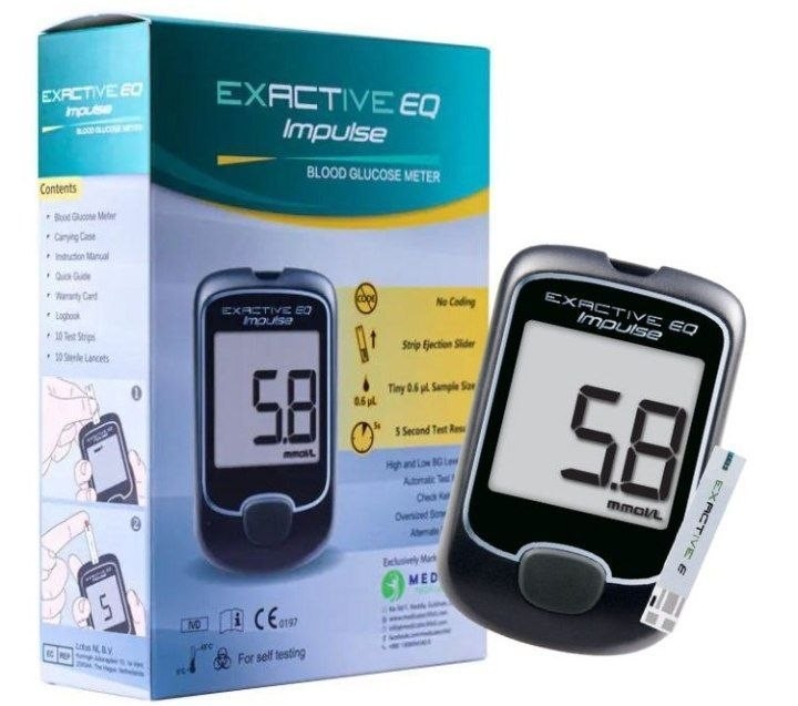 EXACTIVE EQ Impulse (Blood Glucose Monitoring System)